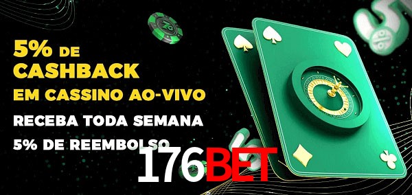 Promoções do cassino ao Vivo 176bet